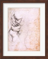 Study of torso and buttock Fine Art Print