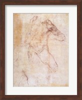 Study of a male nude Fine Art Print