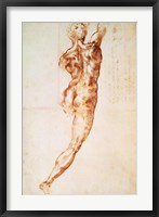 Nude, study for the Battle of Cascina Fine Art Print