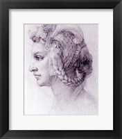 Ideal Head of a Woman, c.1525-28 Fine Art Print