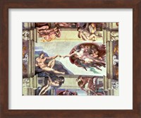 Sistine Chapel Ceiling: Creation of Adam, 1510 B Fine Art Print