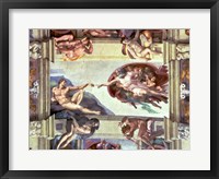 Sistine Chapel Ceiling: Creation of Adam, 1510 B Fine Art Print