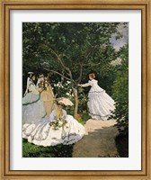 Women in the Garden, 1867 Fine Art Print
