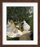 Women in the Garden, 1867 Fine Art Print