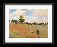 Wild Poppies, near Argenteuil (Les Coquelicots: environs d'Argenteuil), 1873 Fine Art Print