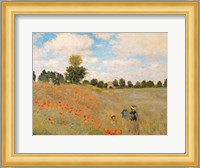 Wild Poppies, near Argenteuil (Les Coquelicots: environs d'Argenteuil), 1873 Fine Art Print