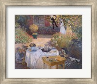 The Luncheon: Monet's garden at Argenteuil, c.1873 Fine Art Print