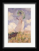 Woman with Parasol turned to the Left, 1886 Fine Art Print