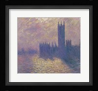 The Houses of Parliament, Stormy Sky, 1904 Fine Art Print
