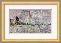 The Boats, or Regatta at Argenteuil, c.1874 Fine Art Print