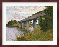 The Railway Bridge at Argenteuil, c.1873-4 Fine Art Print