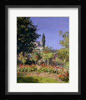 Flowering Garden at Sainte-Adresse, c.1866 Fine Art Print