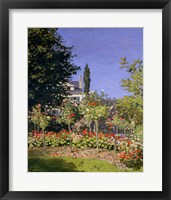 Flowering Garden at Sainte-Adresse, c.1866 Fine Art Print