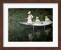 The Boat at Giverny, c.1887 Fine Art Print