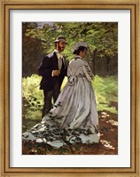 The Promenaders, or Bazille and Camille, 1865 Fine Art Print