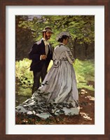 The Promenaders, or Bazille and Camille, 1865 Fine Art Print