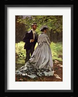 The Promenaders, or Bazille and Camille, 1865 Fine Art Print