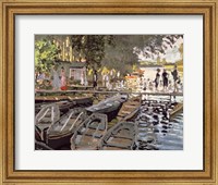 Bathers at La Grenouillere, 1869 Fine Art Print