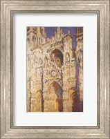 Rouen Cathedral in Full Sunlight: Harmony in Blue and Gold, 1894 Fine Art Print