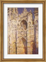 Rouen Cathedral in Full Sunlight: Harmony in Blue and Gold, 1894 Fine Art Print