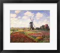 Tulip Fields with the Rijnsburg Windmill, 1886 Fine Art Print