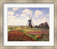 Tulip Fields with the Rijnsburg Windmill, 1886 Fine Art Print