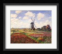 Tulip Fields with the Rijnsburg Windmill, 1886 Fine Art Print