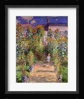 The Artist's Garden at Vetheuil, 1880 Fine Art Print