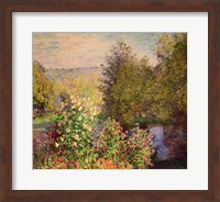 A Corner of the Garden at Montgeron, 1876-7 Fine Art Print