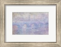 Waterloo Bridge: Effect of the Mist, 1903 Fine Art Print