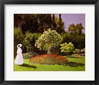 Jeanne Marie Lecadre in the Garden, 1866 Fine Art Print