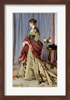 Portrait of Madame Louis Joachim Gaudibert, 1868 Fine Art Print