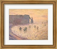 The Cliffs at Etretat, 1886 Fine Art Print