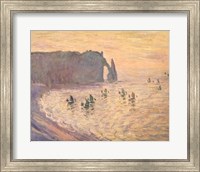 The Cliffs at Etretat, 1886 Fine Art Print