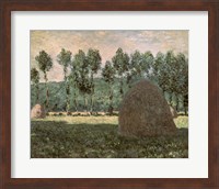 Haystacks near Giverny, c.1884-89 Fine Art Print