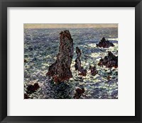 The Rocks at Belle Ile, 1886 Fine Art Print