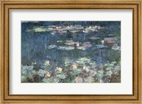 Waterlilies: Green Reflections, 1914-18 (detail) Fine Art Print