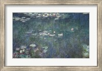 Waterlilies: Green Reflections, 1914-18 Fine Art Print