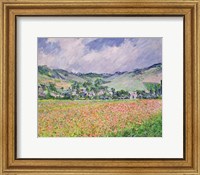 The Poppy Field near Giverny, 1885 Fine Art Print