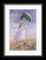 Woman with a Parasol turned to the Right, 1886 Fine Art Print