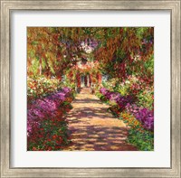 A Pathway in Monet's Garden, Giverny, 1902 Fine Art Print