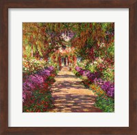 A Pathway in Monet's Garden, Giverny, 1902 Fine Art Print