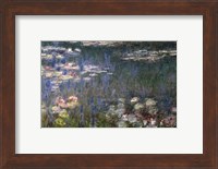 Waterlilies: Green Reflections, 1914-18 (left section) Fine Art Print