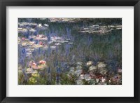 Waterlilies: Green Reflections, 1914-18 (left section) Fine Art Print