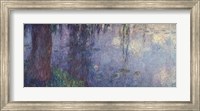 Waterlilies: Morning with Weeping Willows, detail of the left section, 1914-18 Fine Art Print