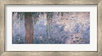 Waterlilies: Morning with Weeping Willows, 1914-18 (right section) Fine Art Print