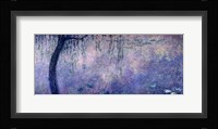 Waterlilies: Two Weeping Willows, left section, 1914-18 Fine Art Print