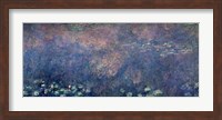 Waterlilies: Two Weeping Willows, centre left section, 1914-18 Fine Art Print