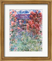 The House at Giverny under the Roses, 1925 Fine Art Print
