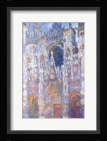 Rouen Cathedral, Blue Harmony, Morning Sunlight, 1894 Fine Art Print